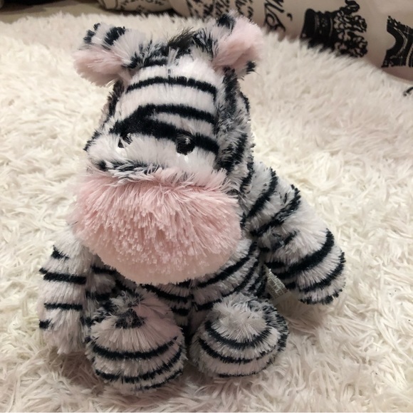 Warmies Zebra Plush weighted calming microwaveable Stuffed Animal os - Picture 1 of 8